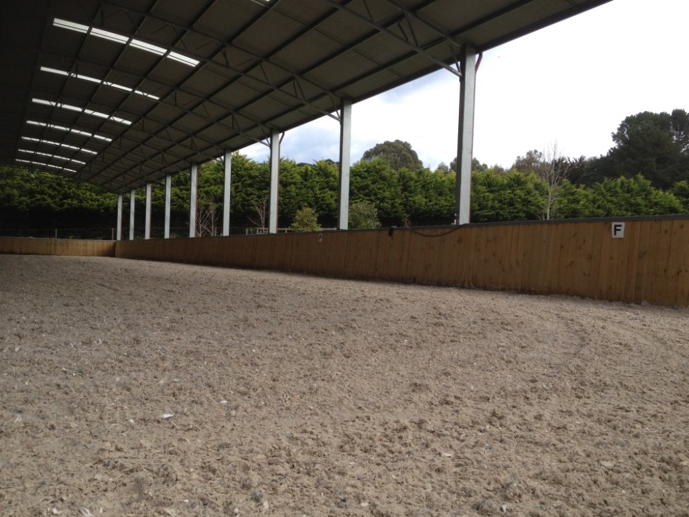 Geotextile indoor arena
